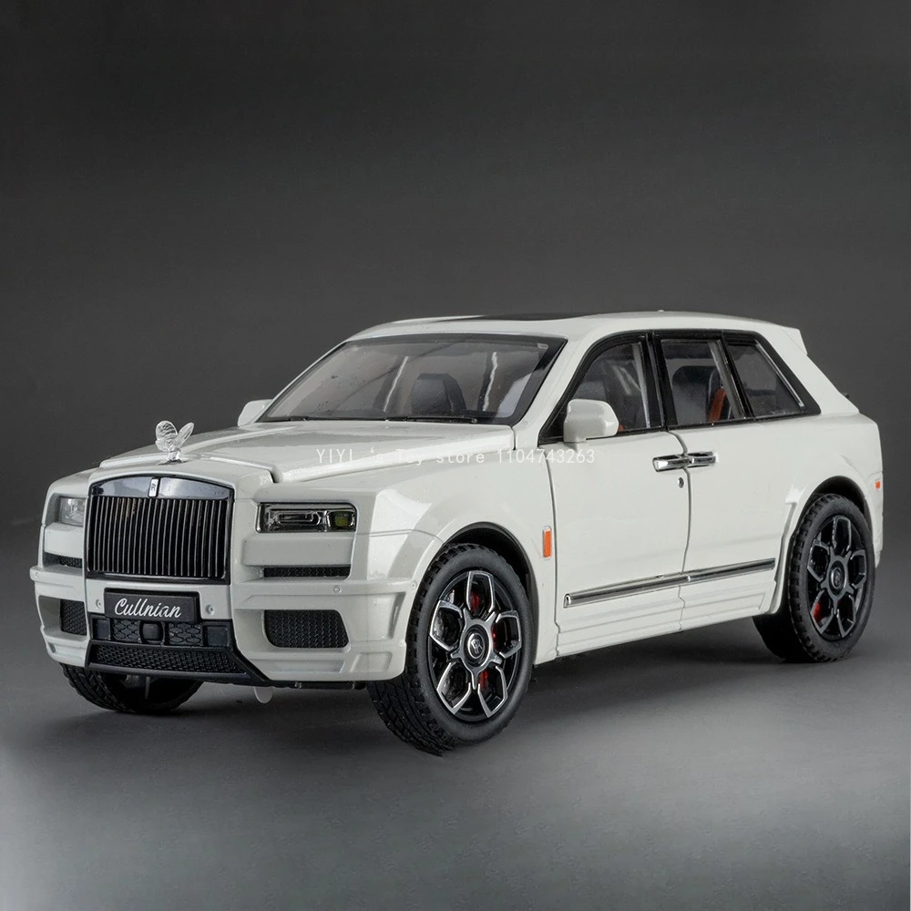 1:24 Rolls Royce Kurinan BB EditionโลหะผสมDiecastโลหะรุ่นรถดึงกลับเสียงและแสงของเล่นเด็กรถของขวัญขนาดเล็ก 30