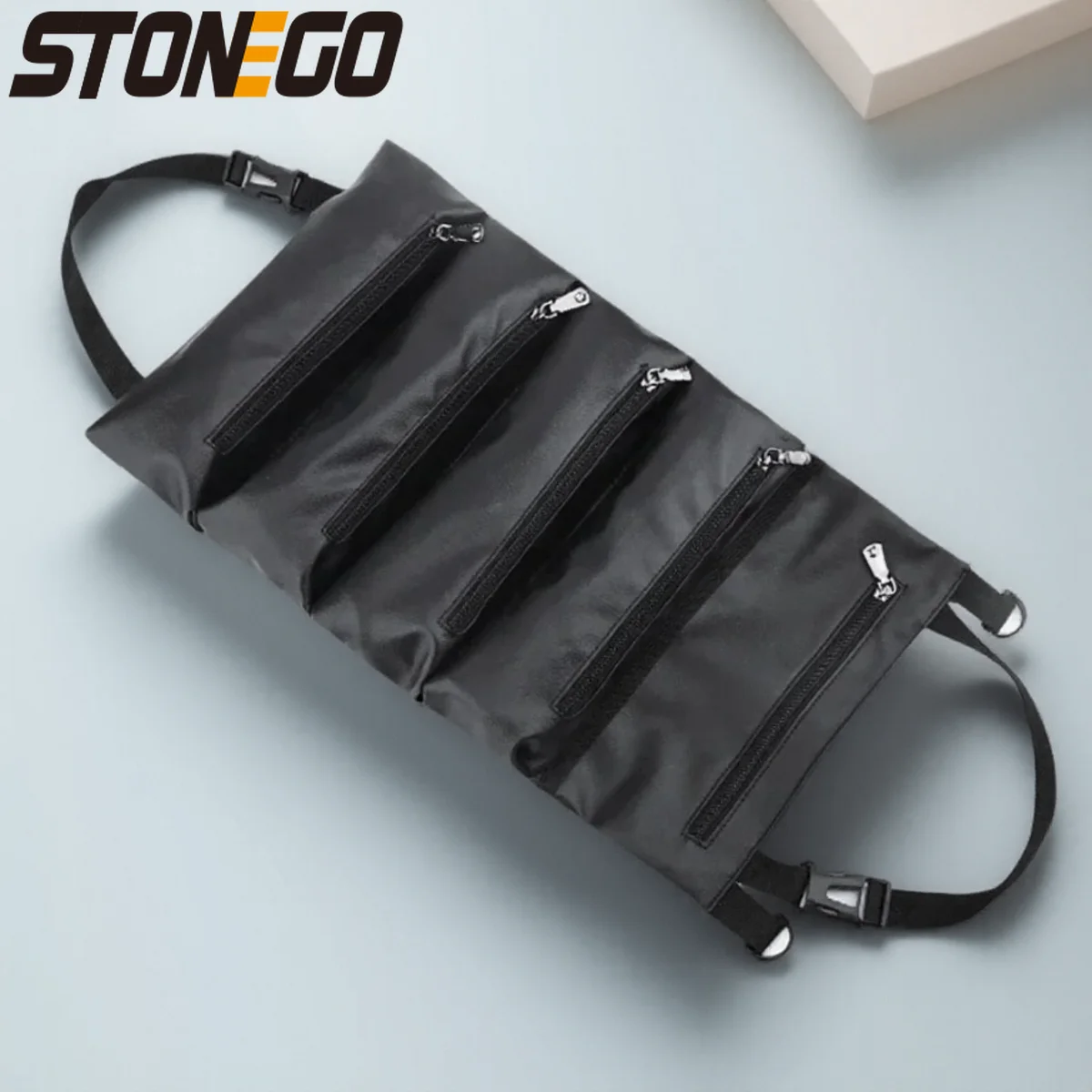 

Многоцелевая сумка для инструментов в рулоне, сумка-переноска на молнии, подвесная сумка для инструментов для хранения гаечных ключей, рабочие инструменты, автомобильные органайзеры