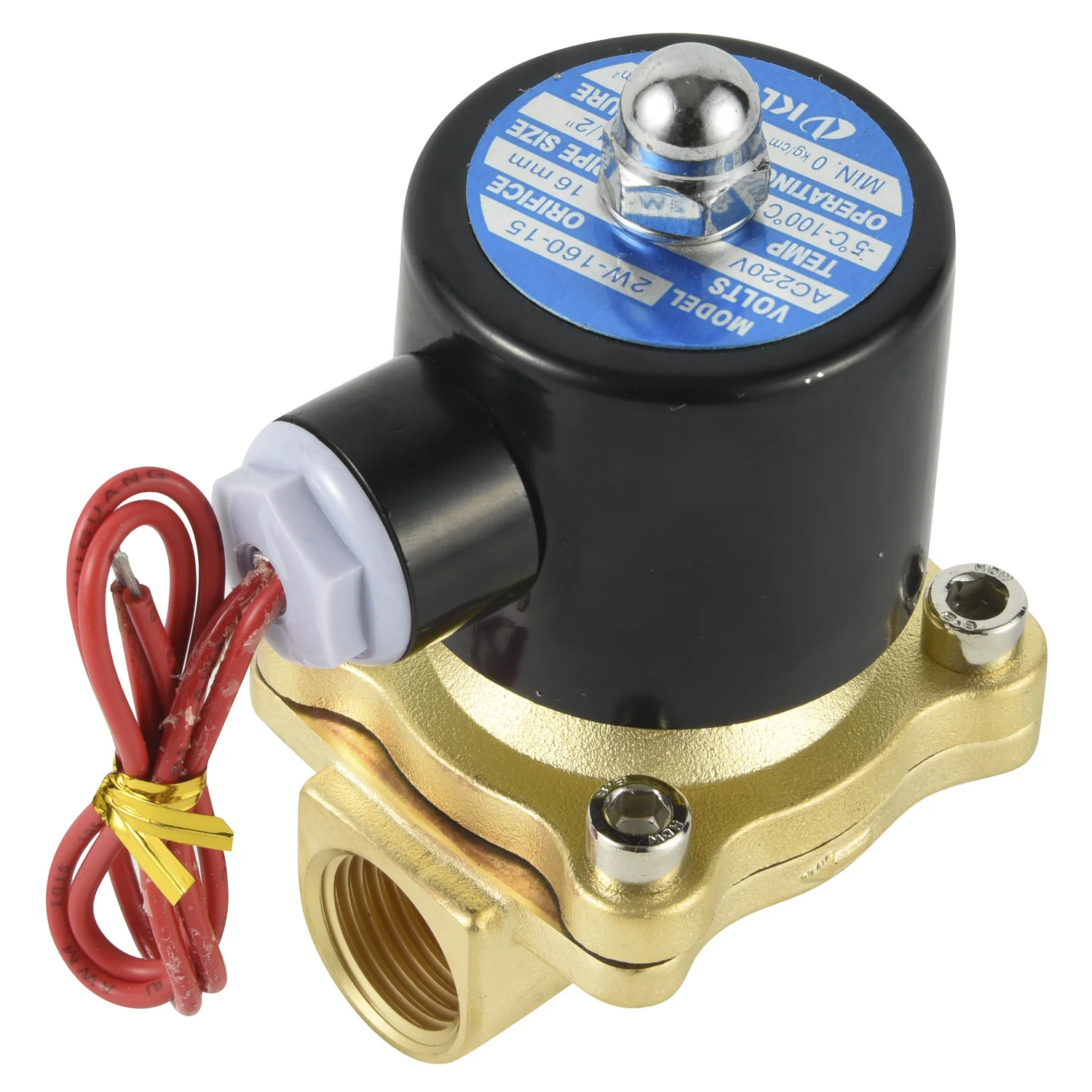 

2 Way Direct Acting Normally Closed Water Brass Solenoid Valve