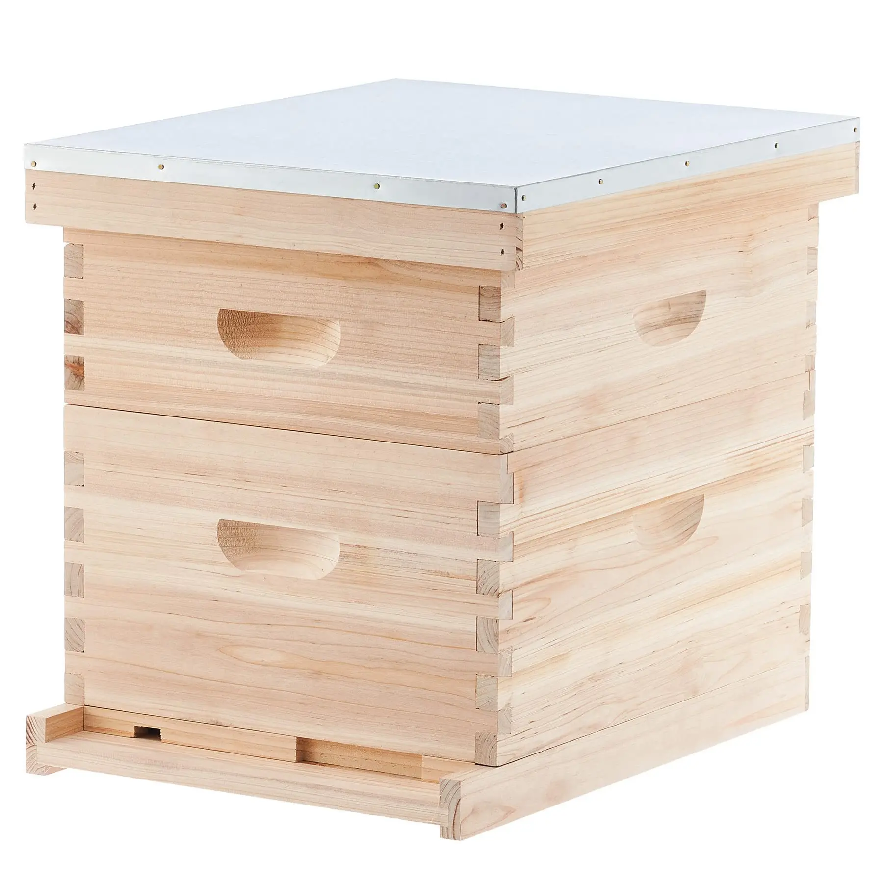 Unassembled 10 Frame Langstroth Beehive Deep Super Body Box 3 Months Warranty 4kg Factory Price New Condition