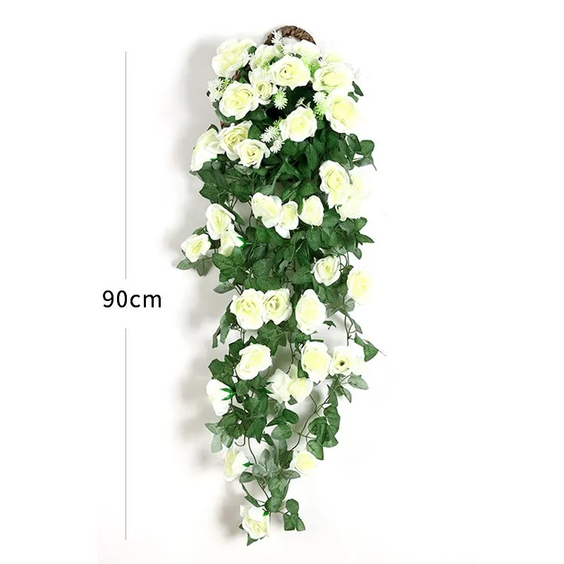 Kunstbloemen Rotan Nepplanten Wijnstok Decoratie Muuropknoping Rozen Home Decor Accessoires Bruiloft Decoratieve Krans
