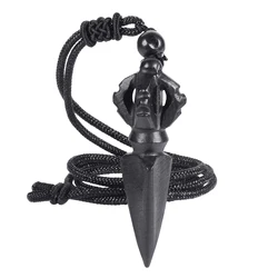 Reiki Catarinite Tibetan Buddhist Protection Pendant Vajra Saint Phurba Cross Axe Amulet Necklace For Men Women Jewelry