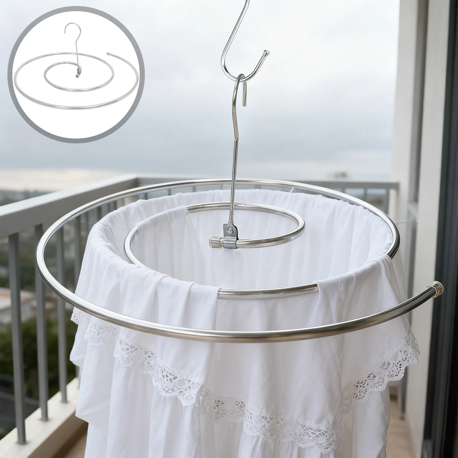 

2 шт. вешалок для одеял, спиральная сушилка для одеял и покрывал, быстросохнущая вешалка для полотенец, скатертей, чехлов для диванов