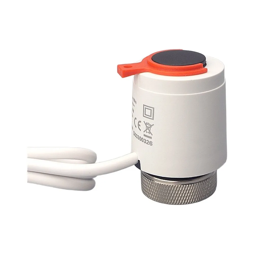 1/2Pcs Underfloor Heating Electric Actuator Automatic Thermostatic Control Valve For Household Floor Heating System Plumbing