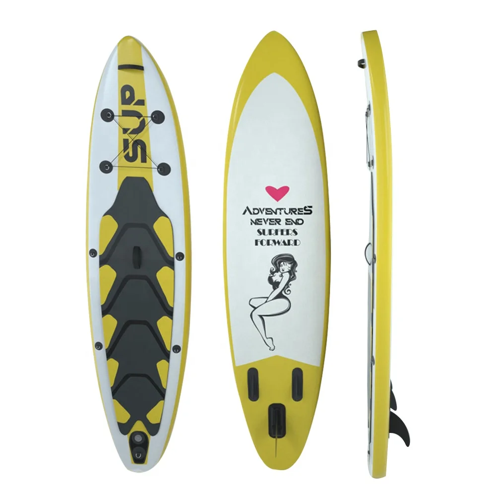 Inflatable OEM 9/10.6/11 Ft Surfboard Longboard Surfboard With Paddel Board Pump Body Surf Board Catamaran Sup Board For Sports