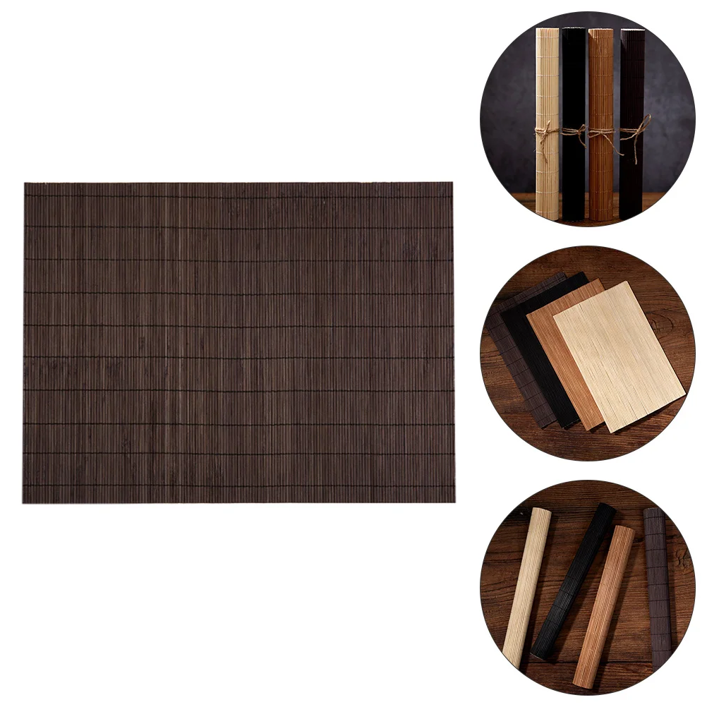

Bamboo Slats Tea Set Mat Photography Backdrop Pad, Bamboo Table Mat, Display Ornament, Placemat For Tea Ceremony,