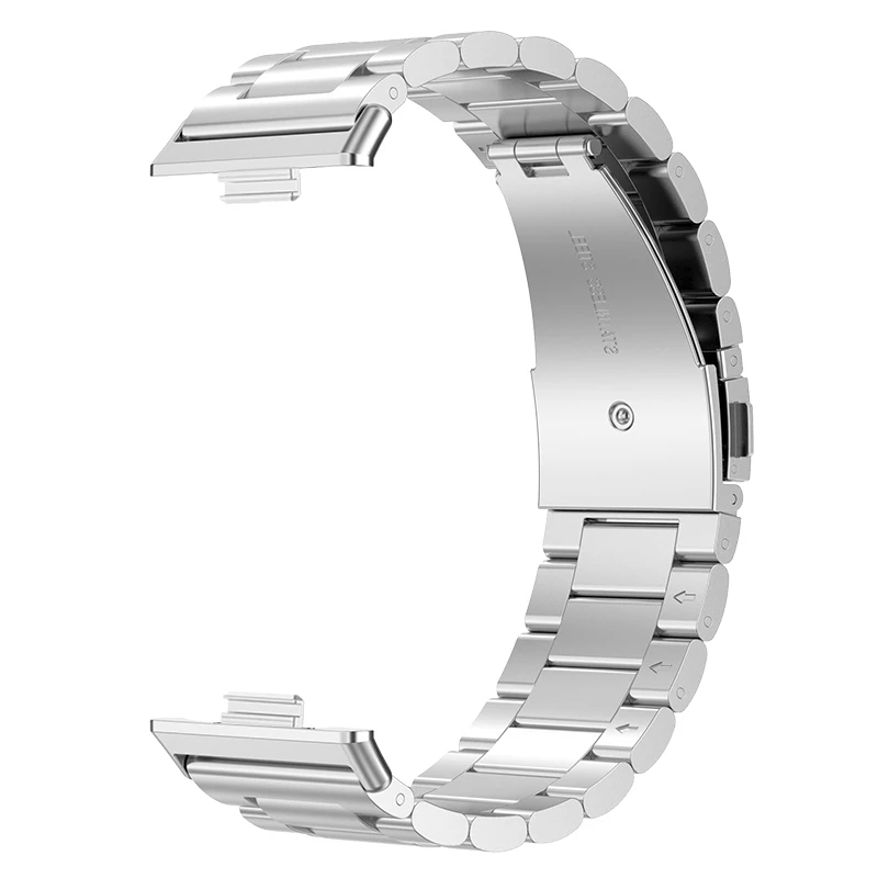 Pulseira de metal para huawei watch fit 3, pulseira de aço inoxidável para huawei watch fit 3, pulseira para huawei watch fit 3