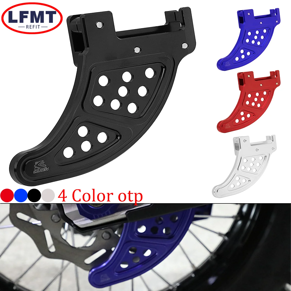 

For Husqvarna TC FC TE FE 125 250 300 350 450 500 Motorcycle CNC Rear Brake Disc Guard Protector Cover 2017-2020 2021 2022 2023