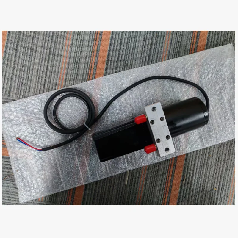 300W 15Mpa AC220V/DC12V/24/48v hydraulic power unit small double-acting hydraulic station HS04-350