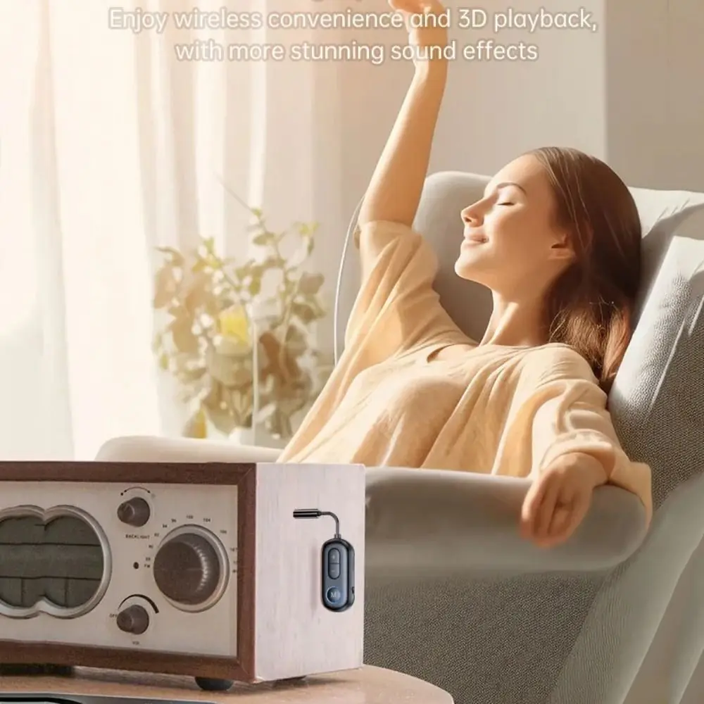 2 in 1 블루투스 5.4 수신기 송신기 미니 무선 블루투스 무선 어댑터 잭 I-WAVE 오디오 송신기 수신기 PC