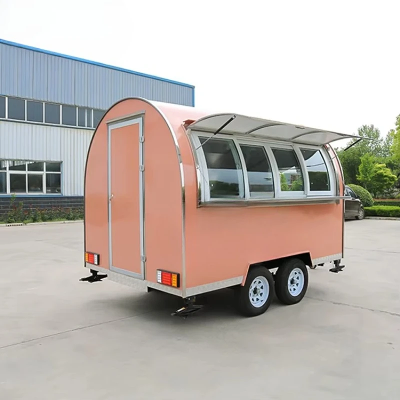 Carro de comida carrito de comida de madera