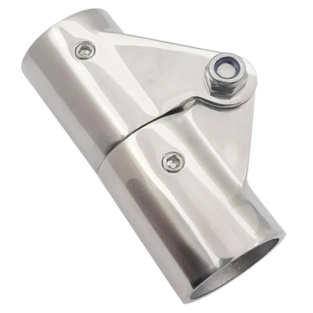 Stainless Steel Folding Swivel Connector Marine Grade High Strength Tube Connector Easy Rotate 316 Stainless Steel