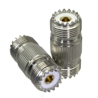 1Pcs UHF female SO-239 to SO239 female jack in series RF coaxial adapter connector