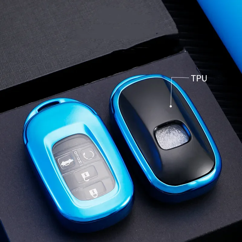 سيارة مفتاح بعيد غطاء قذيفة فوب لهوندا سيفيك 2022 4 أزرار مفتاح حامي حامل المفاتيح اكسسوارات السيارات التصميم #2