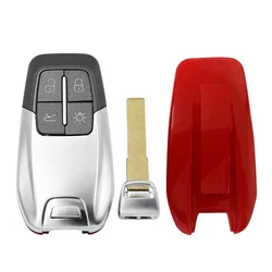 CS094004 Key Shell  For F-errari 458 588 488GTB LaFerrari 2014-2020 Smart Key Shell With Logo With Blade