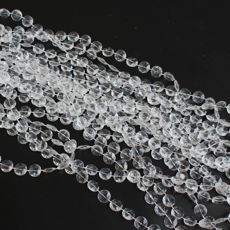 1Mx10mm Flying Saucer Piece With Wire Thread Beads Clothing Sewing Accessories