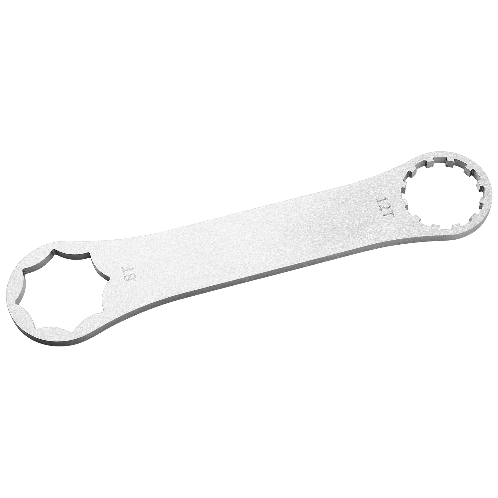 8 T/12T Front Fork Wrench Affordable Remover Tool Bike Stainless Steel Supply Professional Spanner Cap Removal