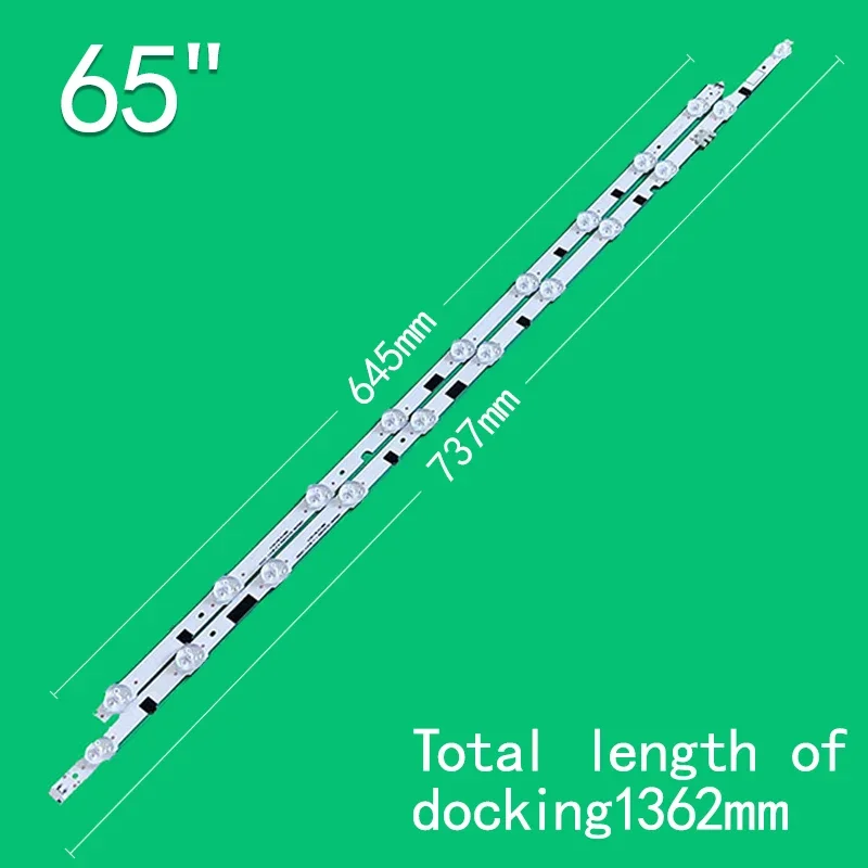 Suitable for Samsung 65-inch LCD TV 2013SVS65F D2GE-650SCB-R3 UA65F6400AJ UE65F6400 UE65F6470 UN65F6350 Backlight bar