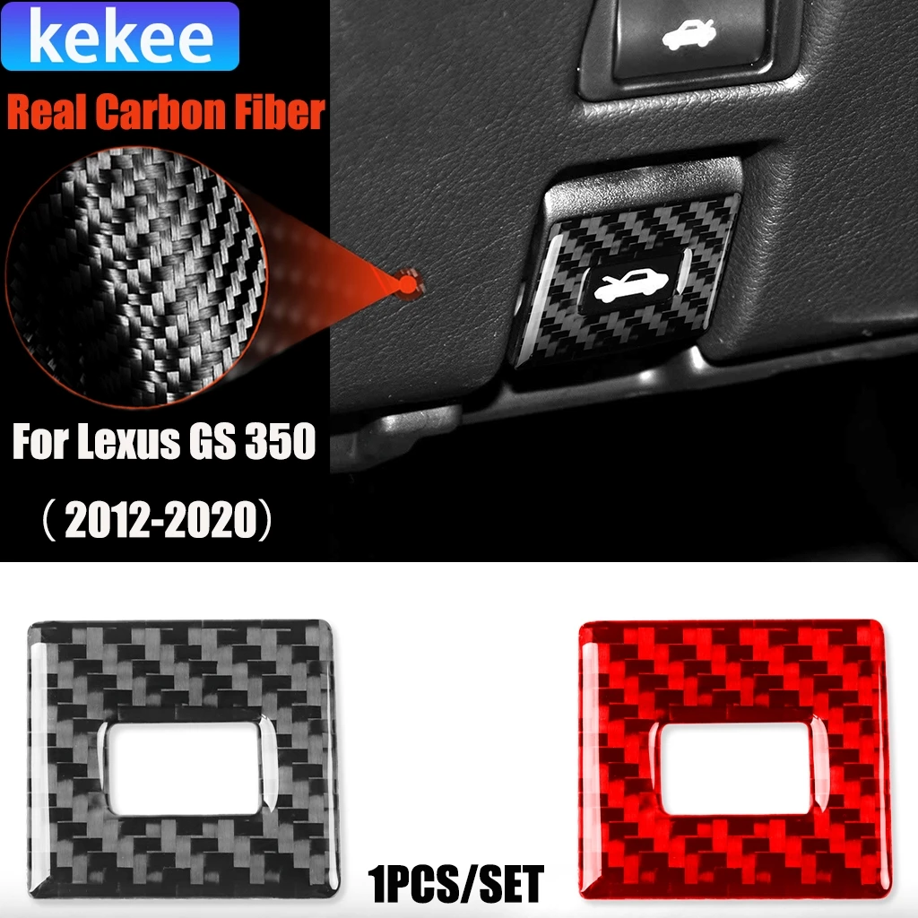 

Carbon Fiber Car Accessories Front Hood Switch Decorative Panel Modified Interior Trim Cover Sticker For Lexus GS 350 2012-2020