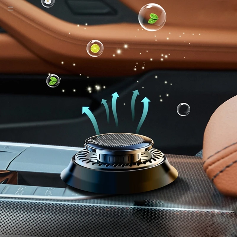 Circular Aromatherapy Car Air Freshener Essential Oil Diffuser Absorb Perfume Beech Wood Tablets Car Odor Removal