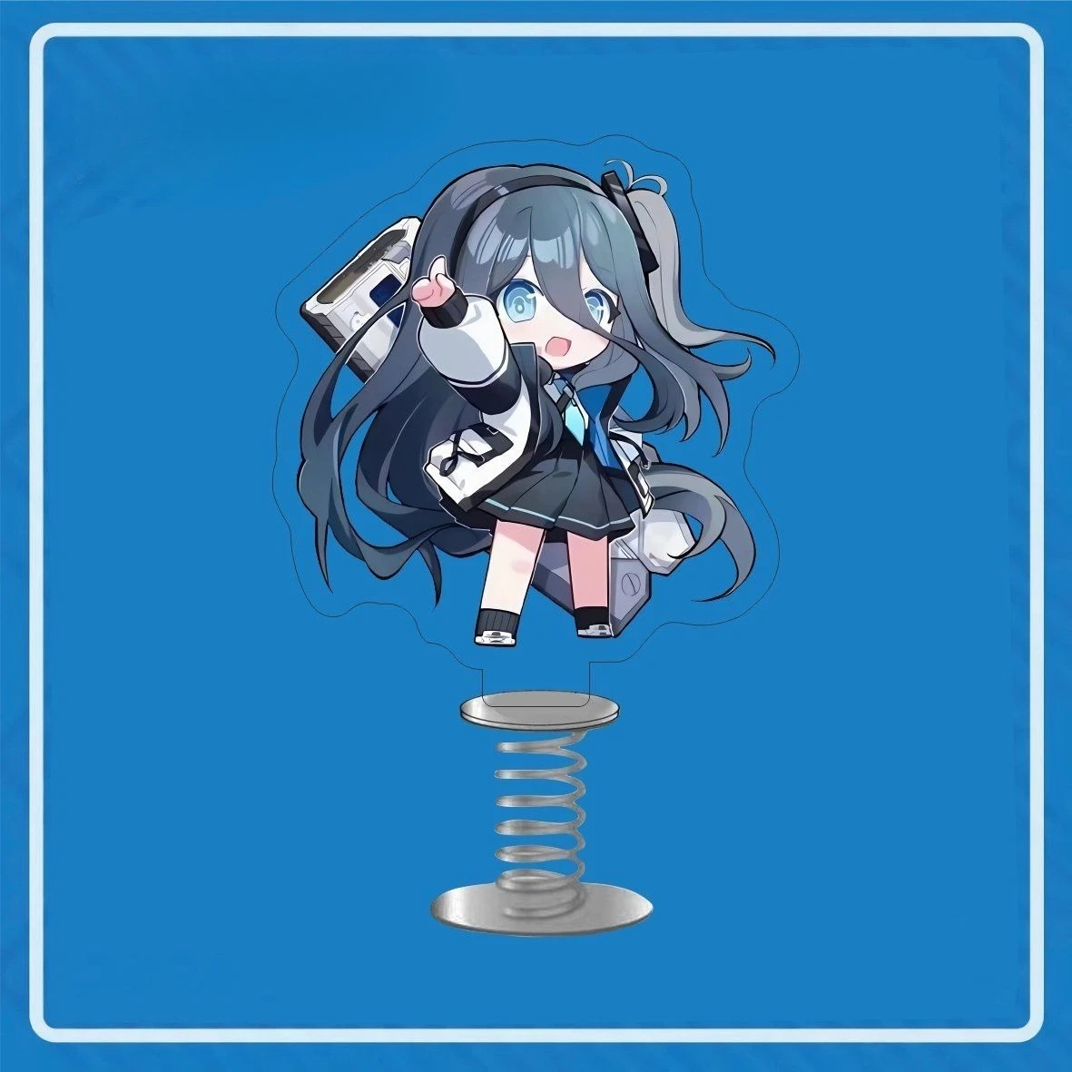 

Blue Archive Acrylic Stand Figure Hayase Yuuka Sunaookami Shiroko Anime Peripheral Cute Desktop Vehicle Spring Shake Ornamen