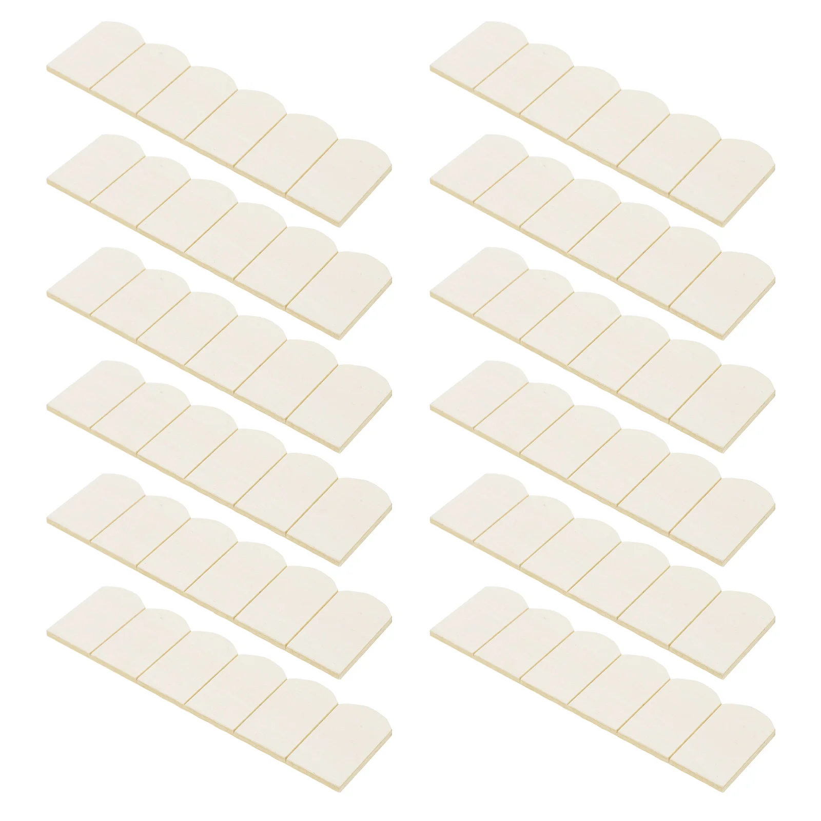 24pcs Miniature Roof Tile For House Decor Diy Kit Realistic Mini Furniture Landscaping Tiny House Accessories Display