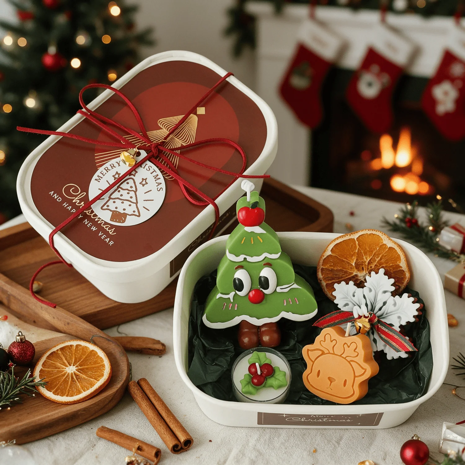 Handmade Christmas Shaped Scen - огляд і ціна Soy Wax