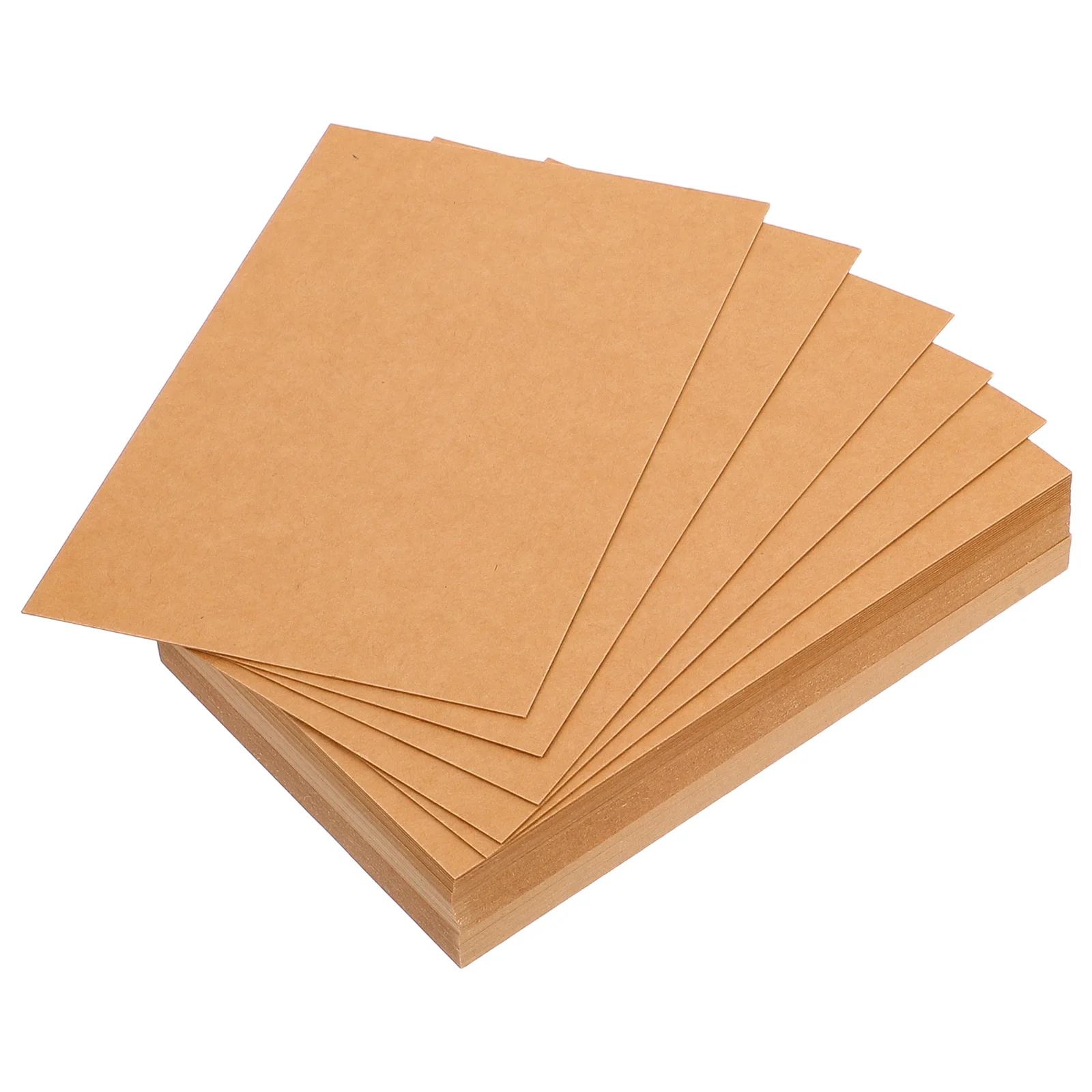 

60 Pcs Double-sided Blank Card Business Cards for Kids Portable Index Khaki Making Postcards Office