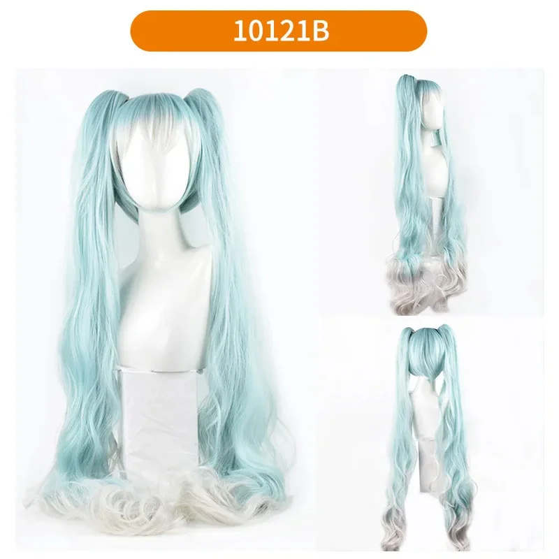 Perruques de Cosplay Miku en Fiber synthétique résistante à la chaleur, 20 couleurs, perruque de chanteuse japonaise pour femmes, accessoires de tenues Anime Lolita COS