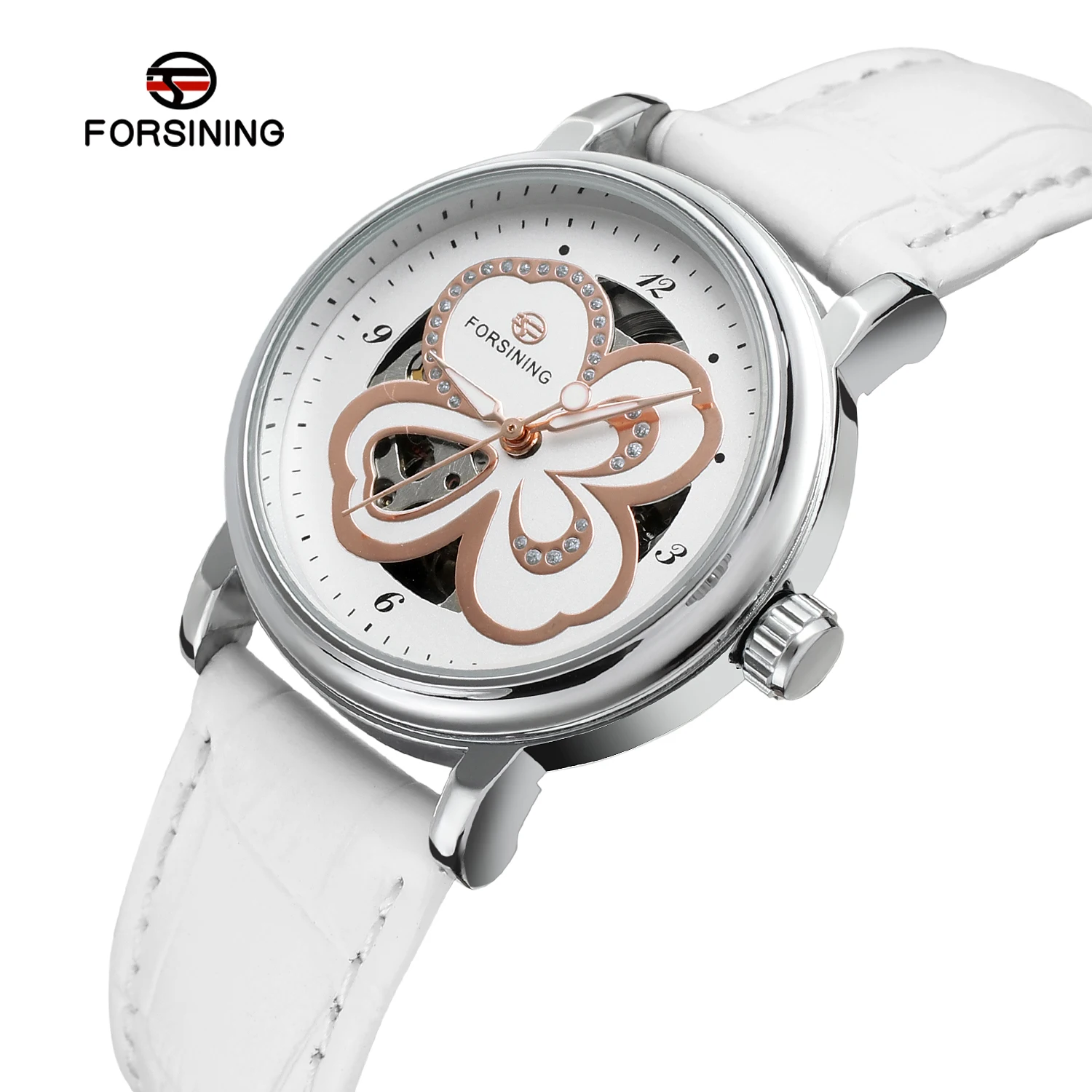 Women Famous Top Brand Leather Strap Automatic Ladies Self Wind Mechanical Relogio Feminino Clockrelojes Clock Relojes Mujer
