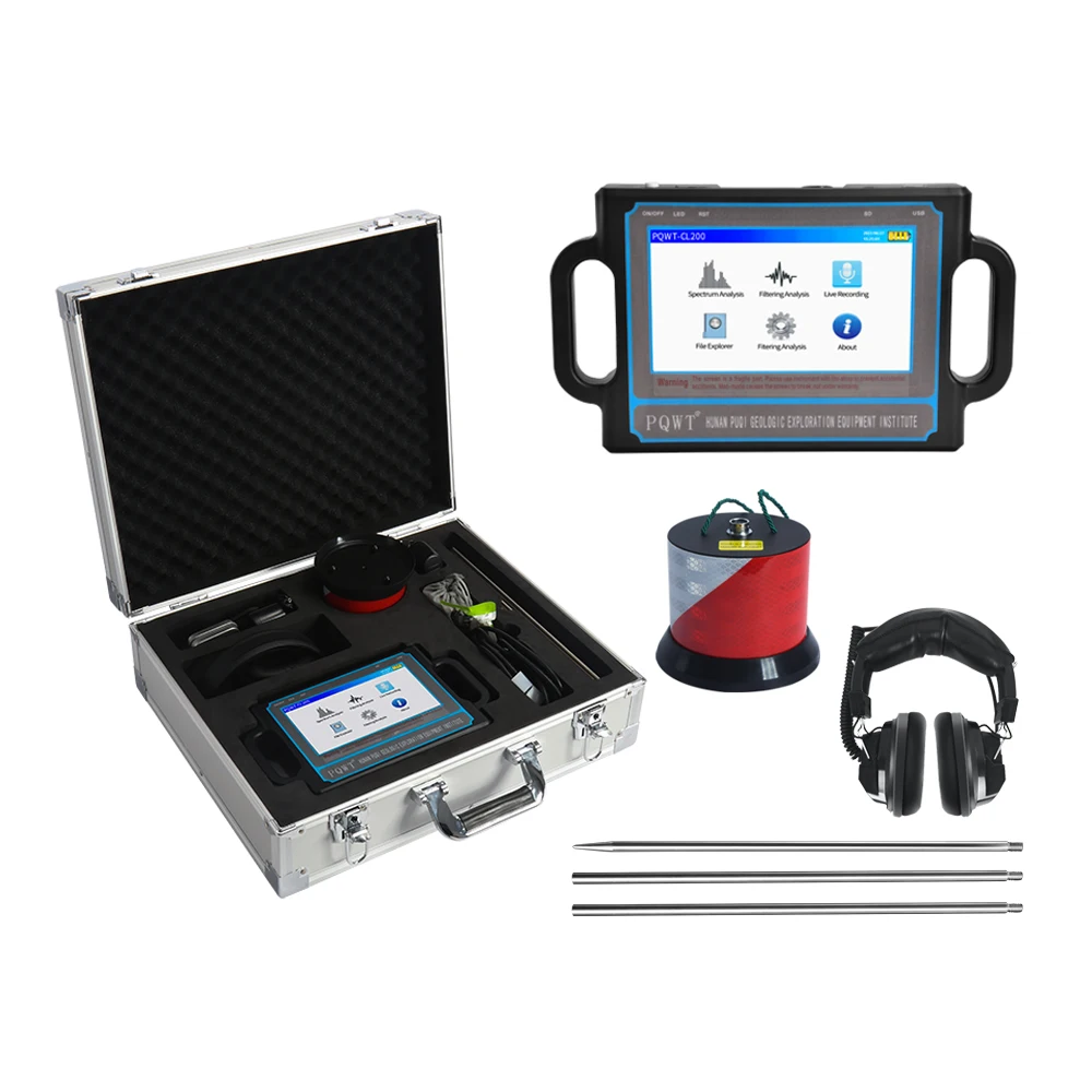 

Plumbing Tools PQWT-CL200 Outdoor And Indoor 2 Meters Underground Water Pipeline Leak Detector