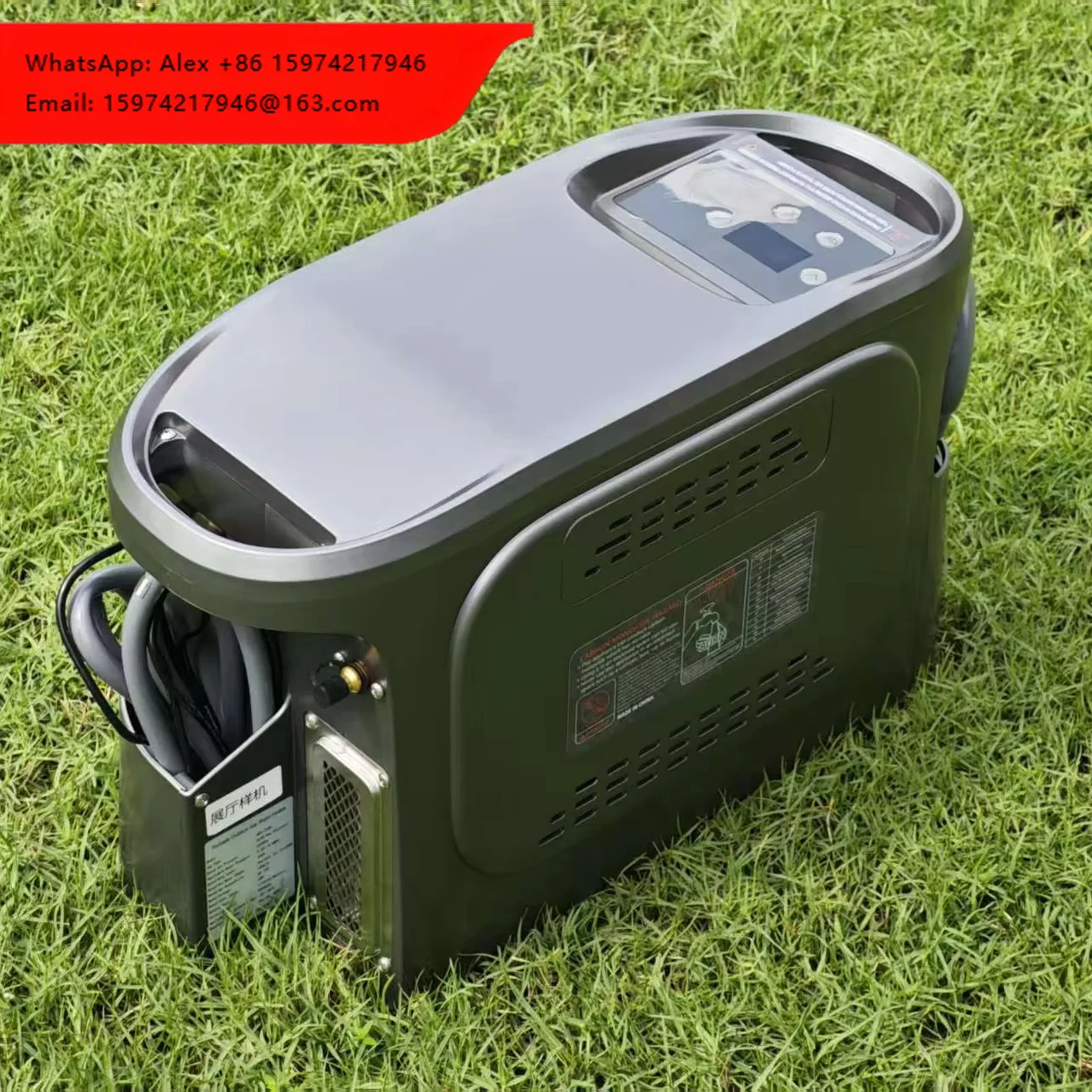 Portable Outdoor RV Gas Water Heater 6L Capacity Instant Heating With USB & Type-C Car Charging Built-in 5200mAh Battery