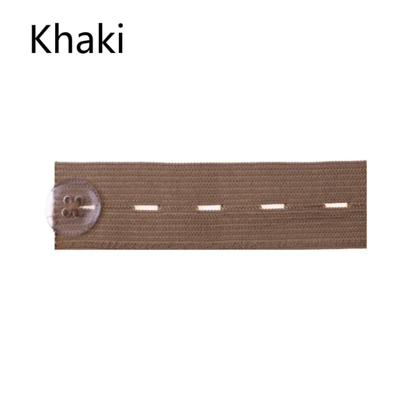 1pcs Fatty Maternity Waistband Elastic Extender Pants Belt Extension Buckle Button Pregnancy Cloth Accessories