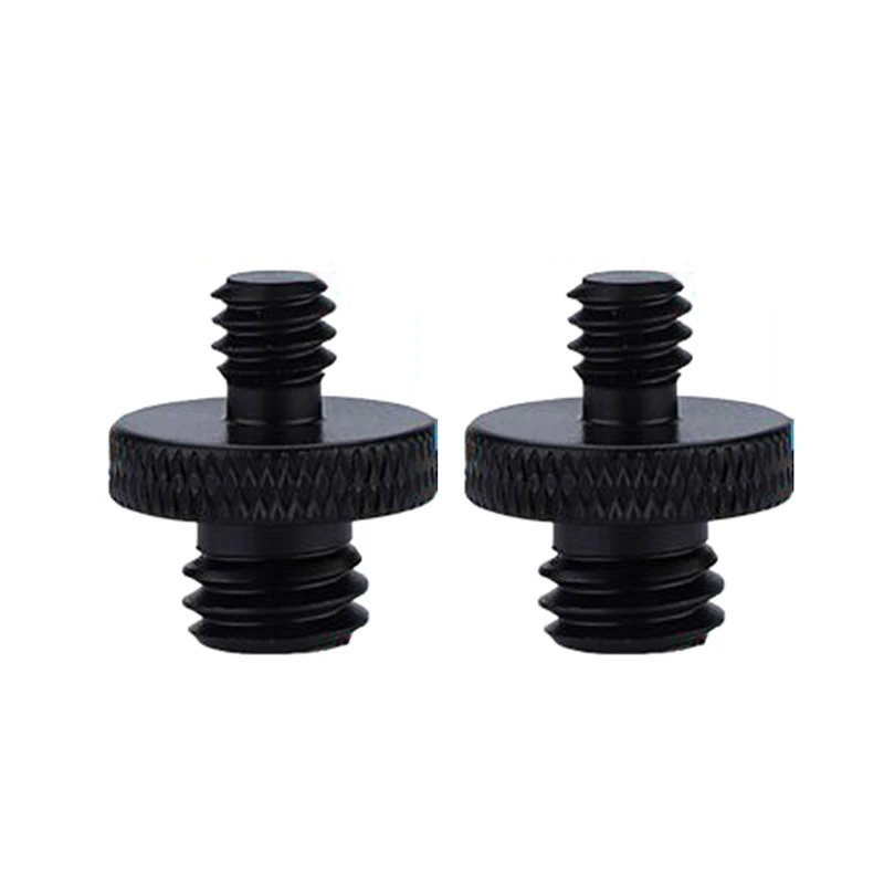 2x 1/4"-20 Male to M4 M5 M6 M8 M10 Male Threaded Screw Tripod Adapter Mount Camera Mounting Converter Screw for Projector Stand