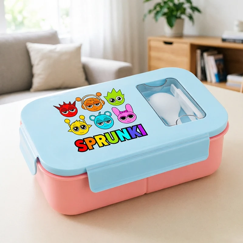 Game Storage Box - صندوق غداء سبرونكي بتصميم ألعاب مطبوعة،