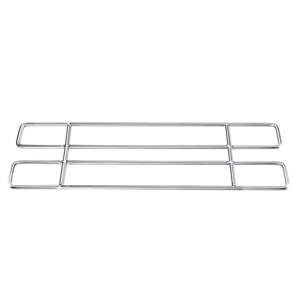 

Stainless Steel Bbq Net Thickened Geometric Stand Outdoor Camping Bonfire Grill Rack Multi-Purpose Barbecue Cooking Mesh Grill