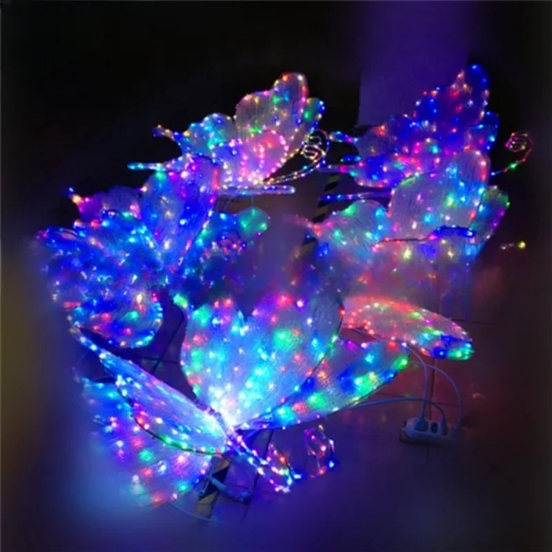 Butterfly Motif Lighting or Outdoor Garden Park Decoration