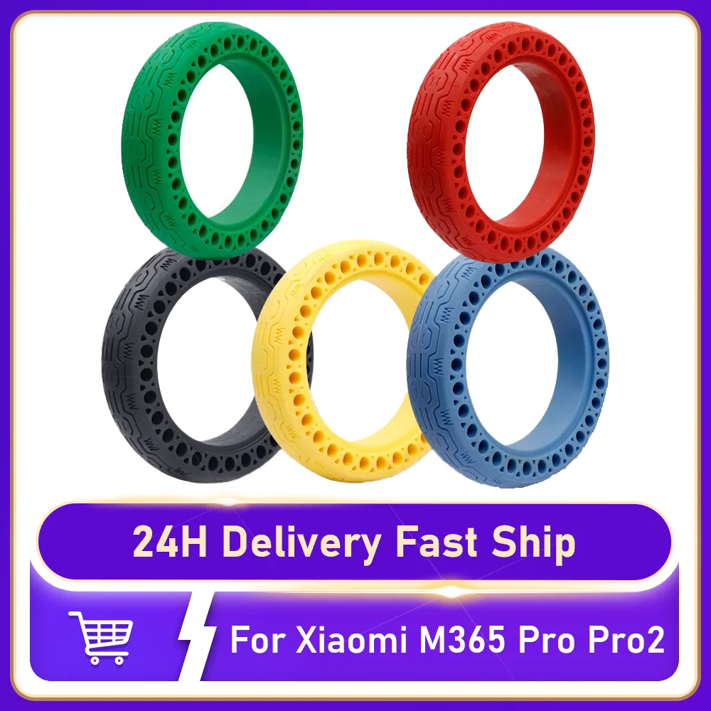 

Non-Pneumatic Tire Wheel Rubber Soild Tires for Xiaomi M365 Pro 2 Mi3 Pro Electric Scooter Shock Absorber Hollow Solid Tyre Part
