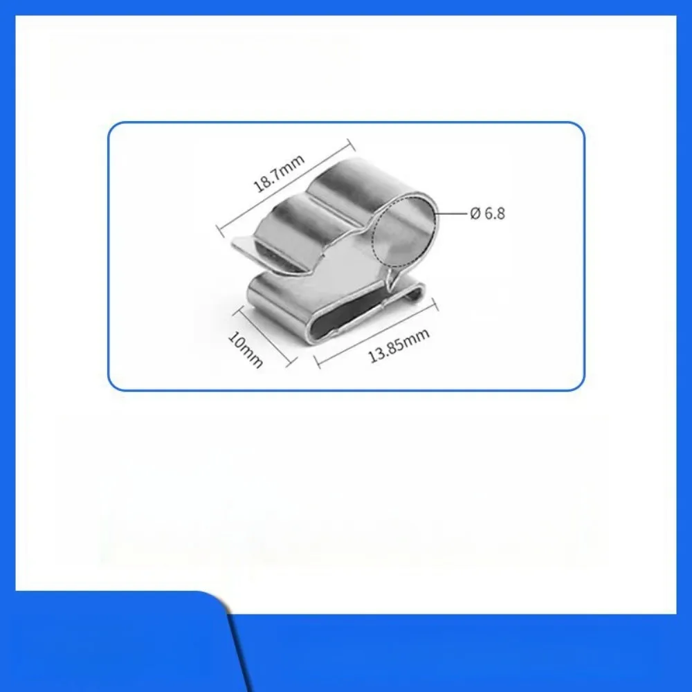 50/20 Pack Solar Panel Wire Clips for 2x6mm Stainless Steel Cables Photovoltaic Trailer Wire Clip