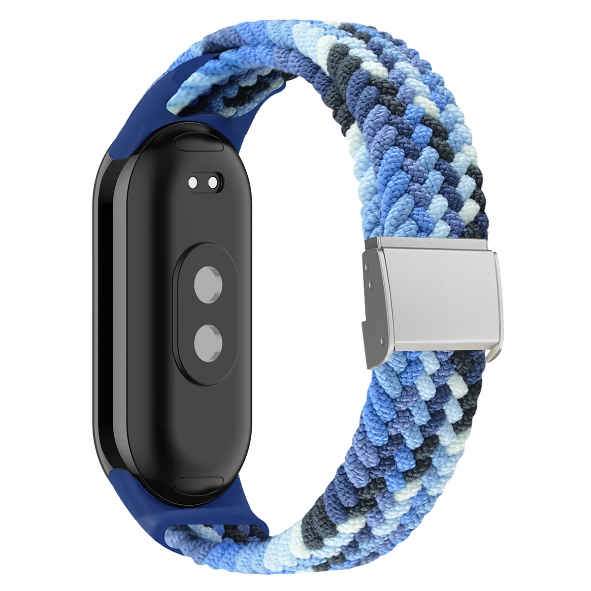 Cinturino elastico in Nylon per cinturino intrecciato regolabile Xiaomi Mi Band 8 con chiusura in acciaio inossidabile per bracciale Mi Band 8