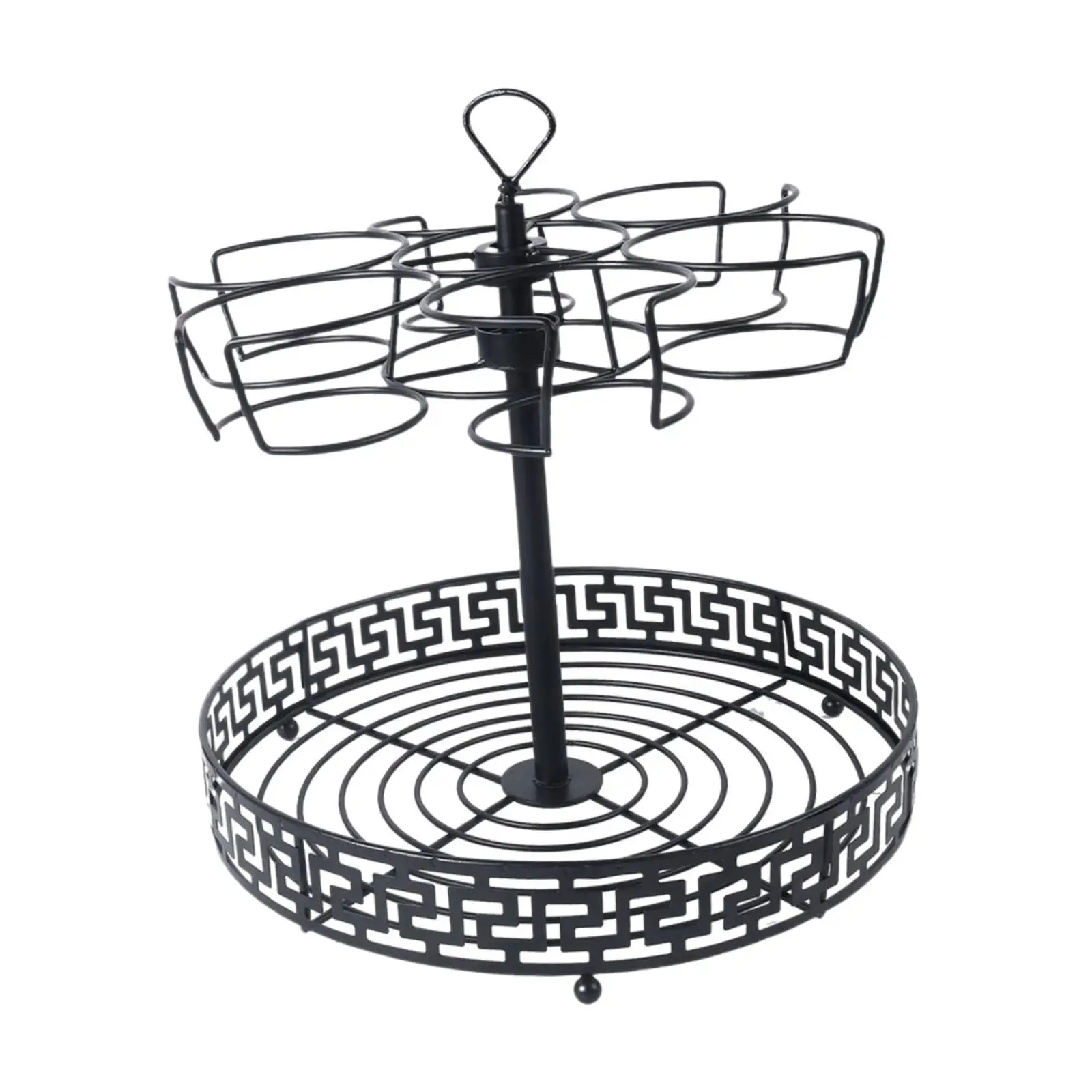 

Water Bottle Rack Kitchen Countertop Shelf Rotating Tumbler Holder Cup Storage Rack for Home Pantry Countertop Tabletop Cabinet