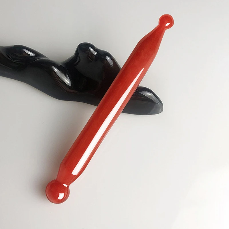 

1pcs Natural Jade Stick Stone Gua Sha Facial Massage Acupunctur Point Pen Chinese Medicine Guasha Beauty Messager Tool