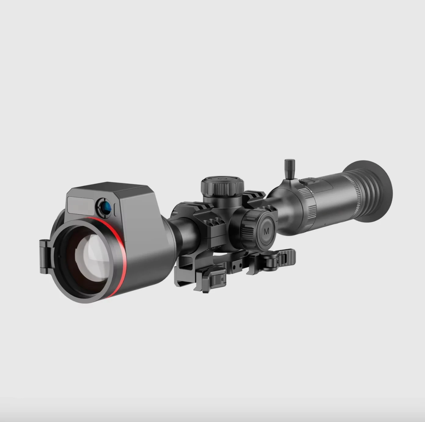 Thermal Night-Vision Monocular LRF Waterproof Video Recording 17.5x14.0 FOV 1.9-30.4x Magnification