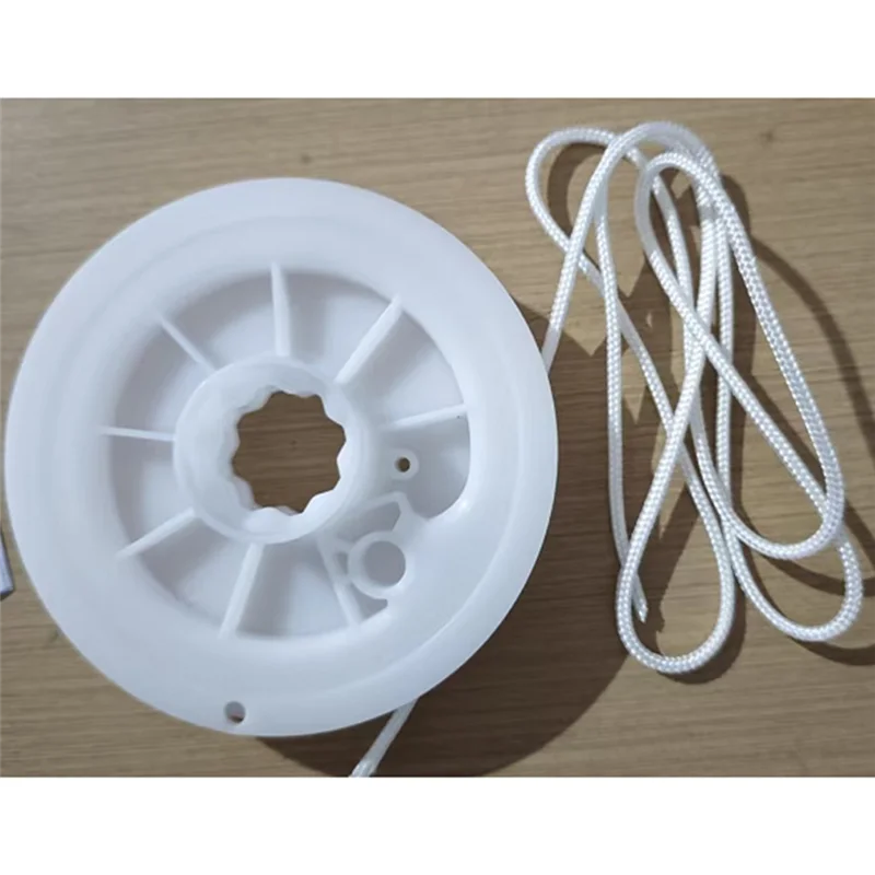 295871 For Most 5-16 HP Engine Compatible Recoil Starter Pulley With Rope For B& S John Deere AM35742, LG295871, 130202, 130902