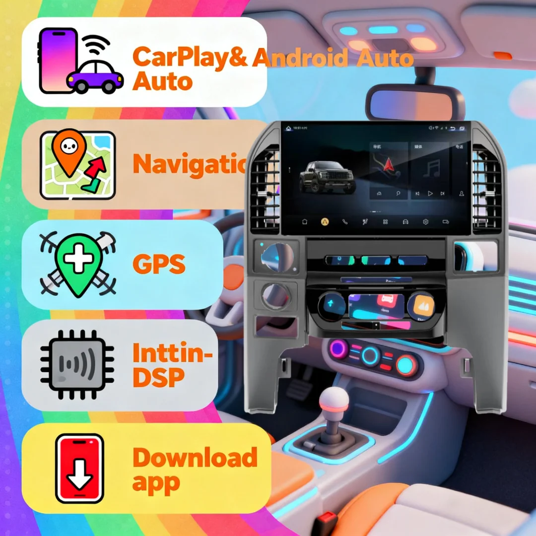 

Android 13 Touch Screen 14.6 Inch For Ford F150 2015-21Carpaly GPS Car Radio Multimedia Video Player Head Unit Bluetooth 4G WIFI