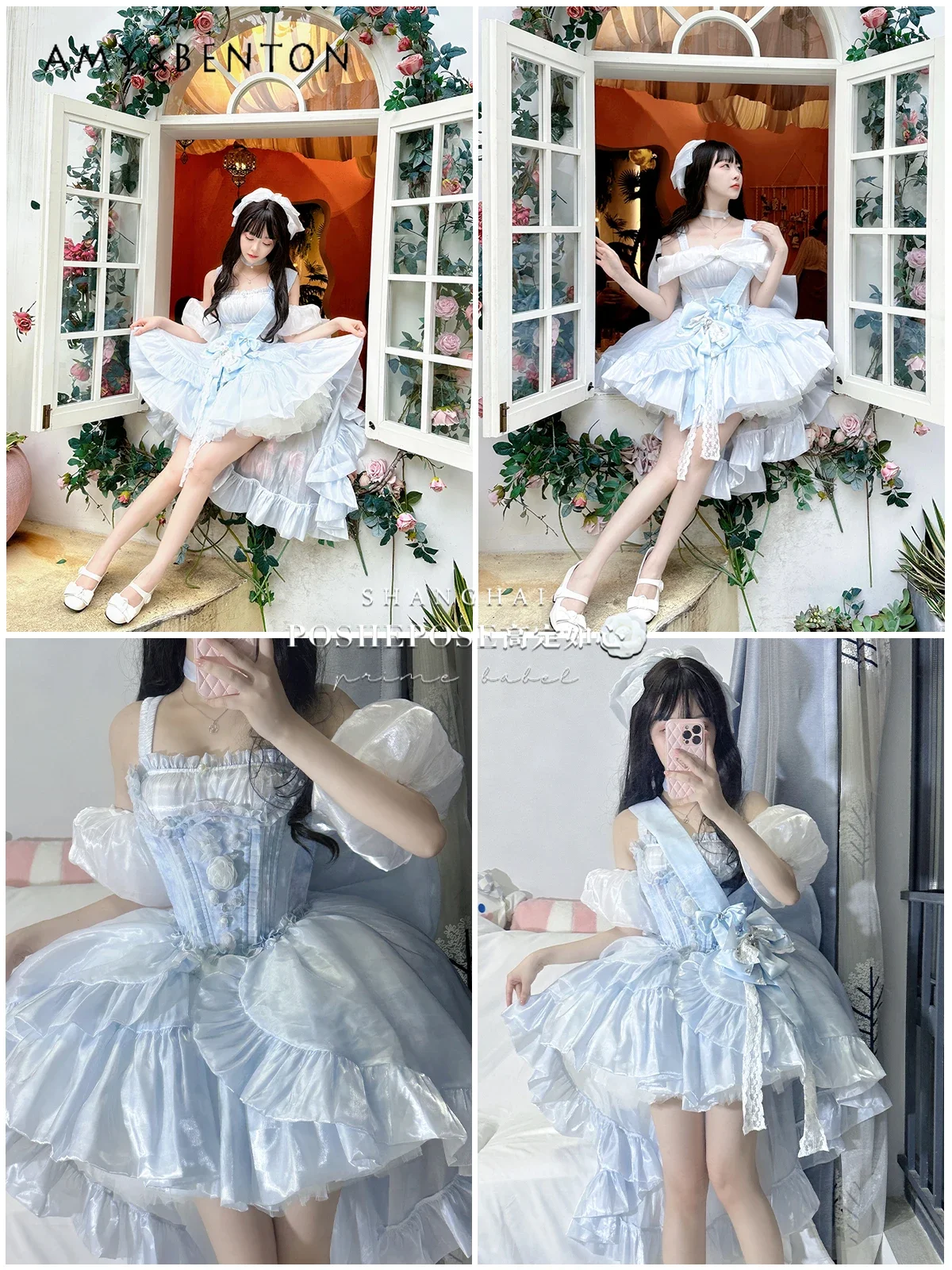 Elegant Graceful Princess Dress Sweet Cute Three-Dimensional Bow Ruffles Strapless Ball Gown Dresses Kawaii Sexy Mini Dress