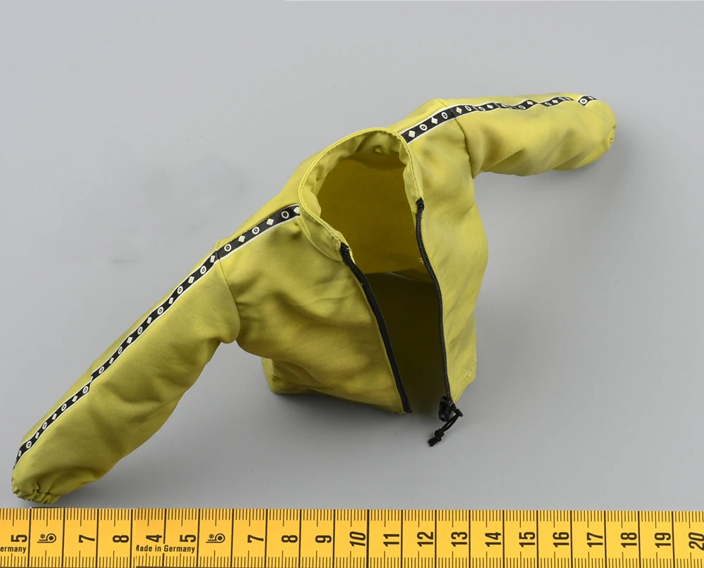 1/6 SoldierStory SSG-003 PUBG Battalion Winner Winner To Be Chicken Yellow Fashion Casual Sport Shirt Top Pant Fit 12