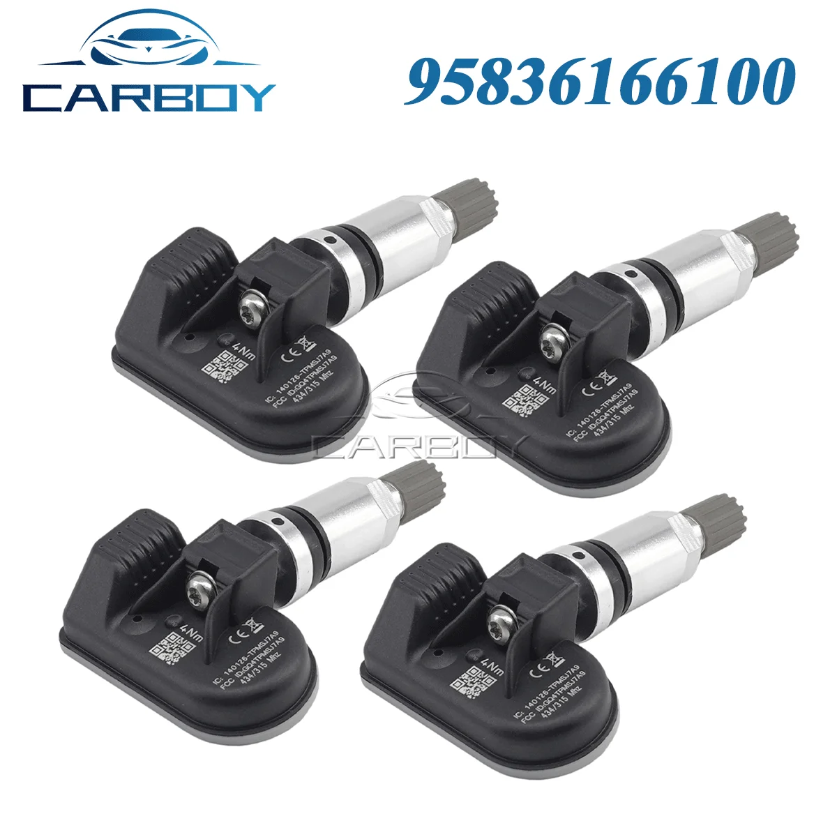 

95836166100 TPMS датчик давления в шинах для Porsche Boxster 981 2012-2016 Cayenne 2011-2014 Cayman 2012-2016 433MHz