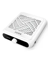 Removedor de polvo de uñas sin escobillas de turbina, aspirador de uñas de 48W de succión fuerte para manicura con filtro extraíble, velocidad ajustable