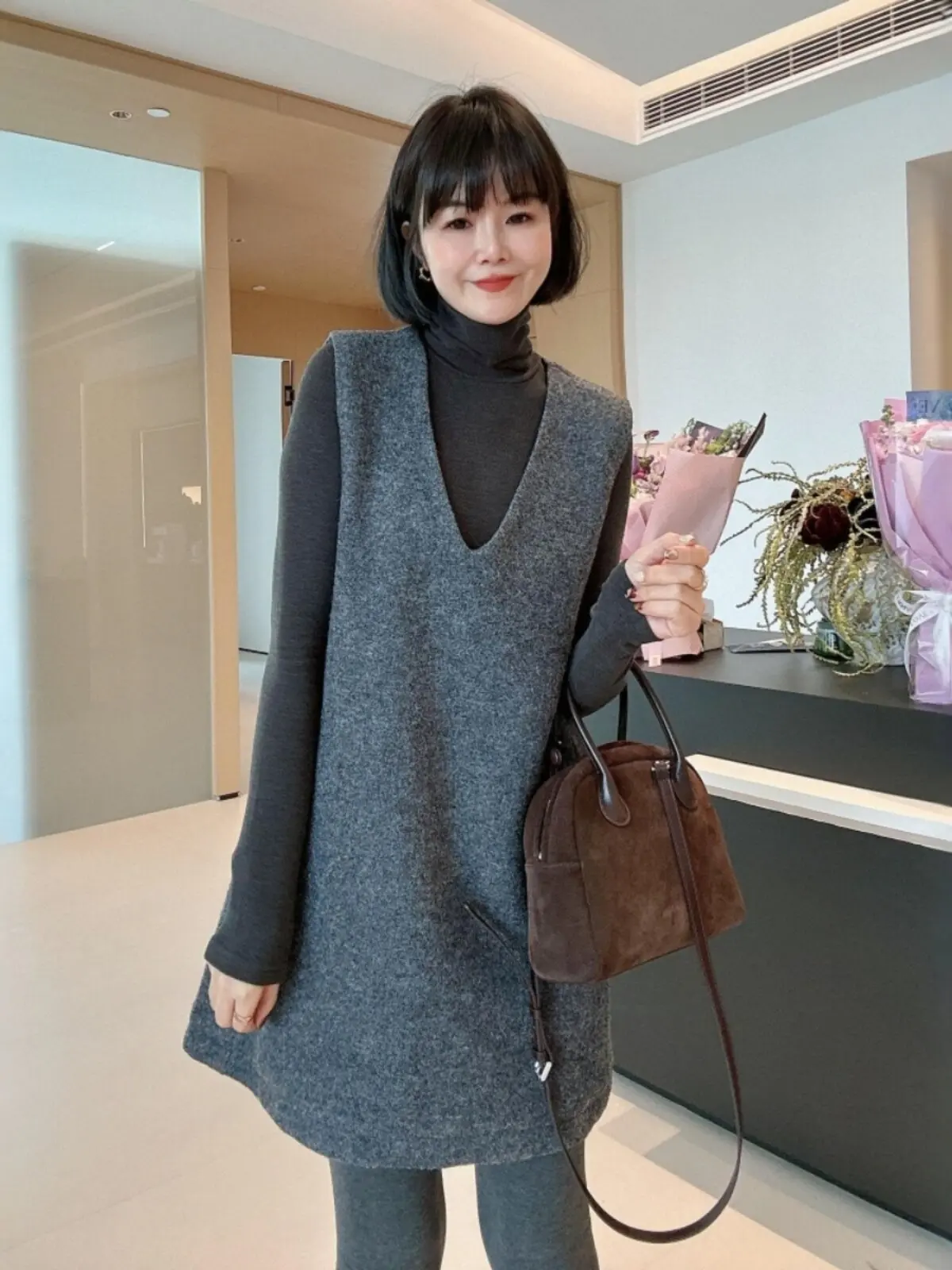 

Свитер-жилет V-Ne, осень-зима, свободный многослойный Dr Thiened No Sve, женская модная одежда в китайском стиле